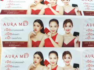 สติ๊กเกอร์ pop up นางแบบ 3 คน